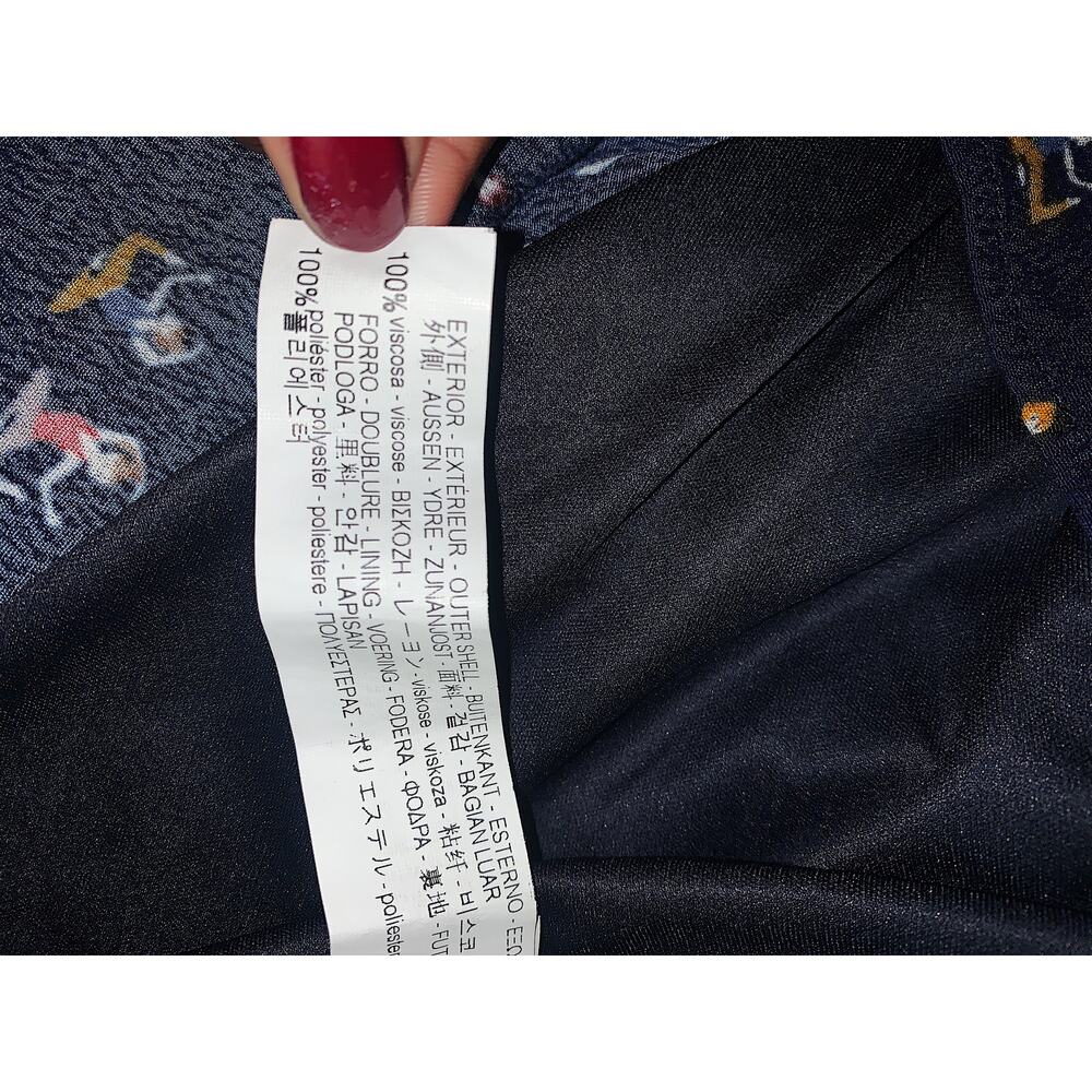 Zara Yoga Poses Dress Drop Waist Button Back - Picture 4 of 5